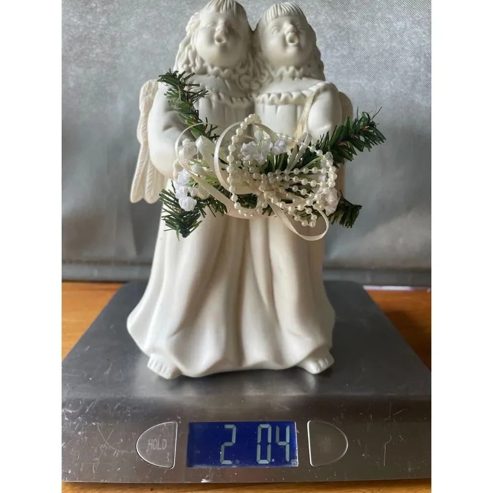 Vintage 1997 Angel Choir Candle Holder 9